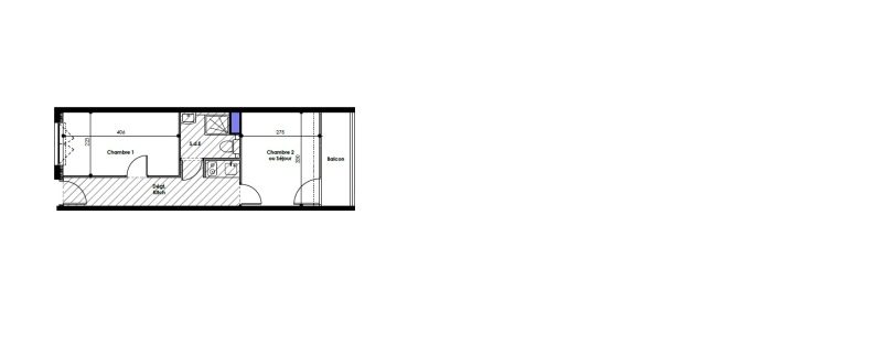 Appartement T1 – 28m² – 720€/mois