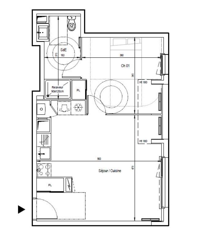 Appartement T2 – 790€/mois