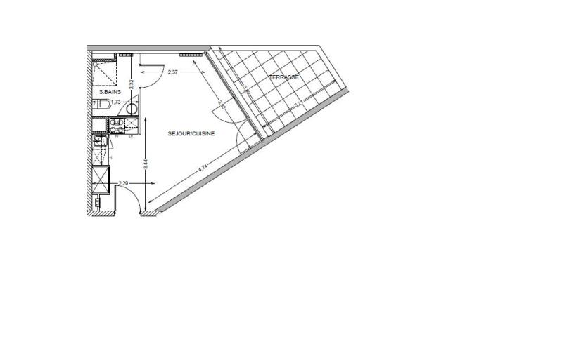 Appartement T1 – 26m² – 448€/mois